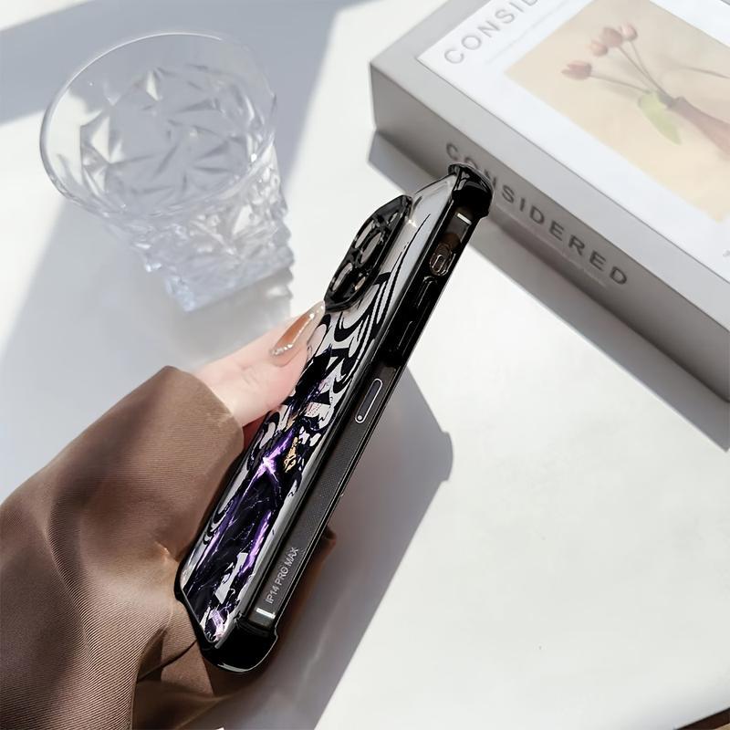Solo Leveling Anime-Themed Protective Phone Case Compatible with iPhone 17/16/15/14/13/12/11 Pro Max/Plus, Featuring a Transparent Soft Back Design to Prevent Damage.