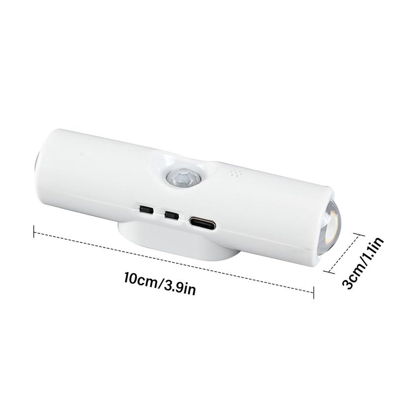 【Buy 1 Get 1 Free】Rechargeable Smart LED Motion Sensor Ambient Light, Punch-Free Color Changing Motion Sensor Light Indoor, Wireless Auto-On Wall Sconce with 7 Colors & Magnetic Mount for Hallway