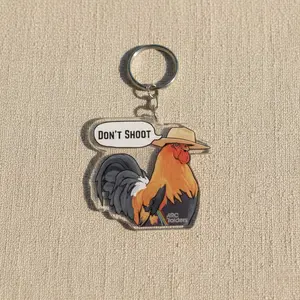 Arc Raiders Scrappy Rooster Keychain, Video Game Keychain, Gaming Gifts