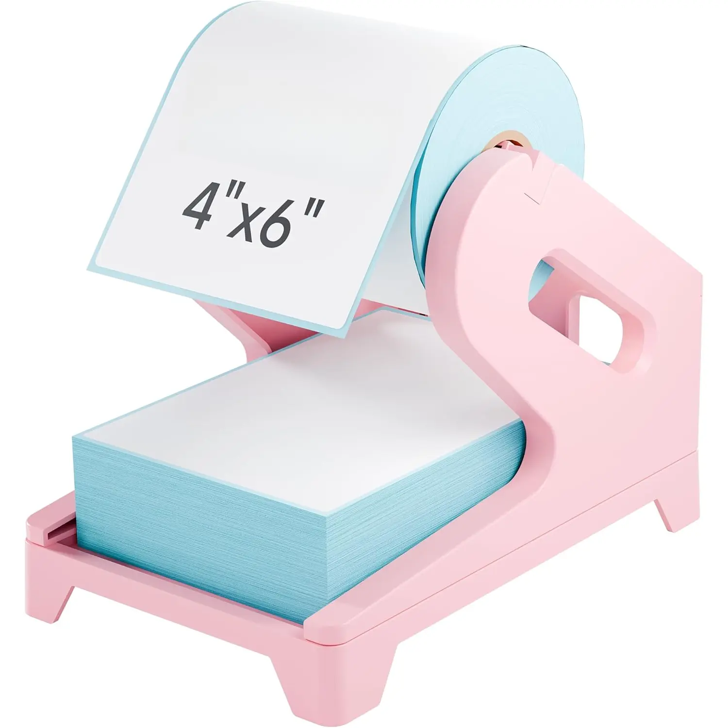 4x6 Printer Label Holder - Thermal Printer Label Holder for Rolls and Fan-Fold Labels - Work with Desktop Thermal Shipping Label Printer
