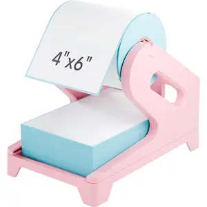 4x6 Printer Label Holder - Thermal Printer Label Holder for Rolls and Fan-Fold Labels - Work with Desktop Thermal Shipping Label Printer