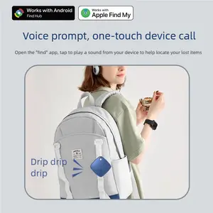 Mini Bluetooth Smart Tracker, Anti-Lost Key Finder, Item & Phone Locator for Pet Dog Cat, Keys, Wallet, Luggage, App Control, iOS & Android, Gift Idea