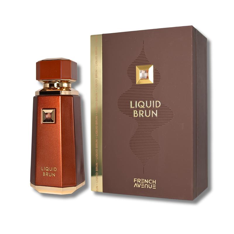 French Avenue Liquid Brun Eau de Parfum 3.4 fl.oz liquide Edp Spray Floral Arabian Fragrance Floral Chypre Scent Edp Fragrance