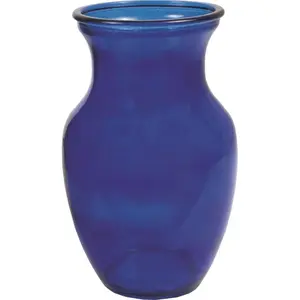 212 MAIN Cobalt Blue Decorative Flower Vase - Home Decor Accent for Room, Wall Display, Decorative Vase