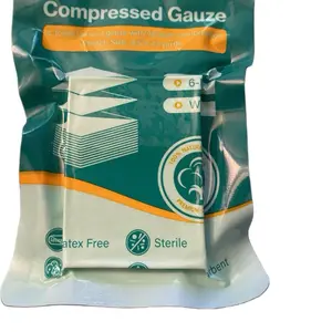 Sterile Compressed Gauze 4.5” x 4.1 yards - for packaging deep wounds