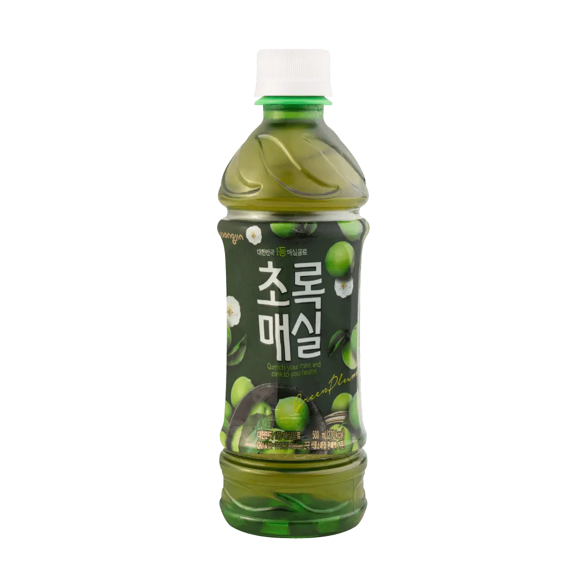 WOONGJIN Korean Green Plum Drink 500ml - Refreshing Maesil Beverage for Hydration & Wellness