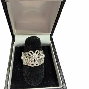 Flowers Design 925 Silver Ring