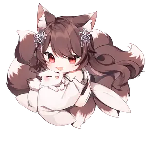 Foxy & lilFox Sticker (Two Variants!)