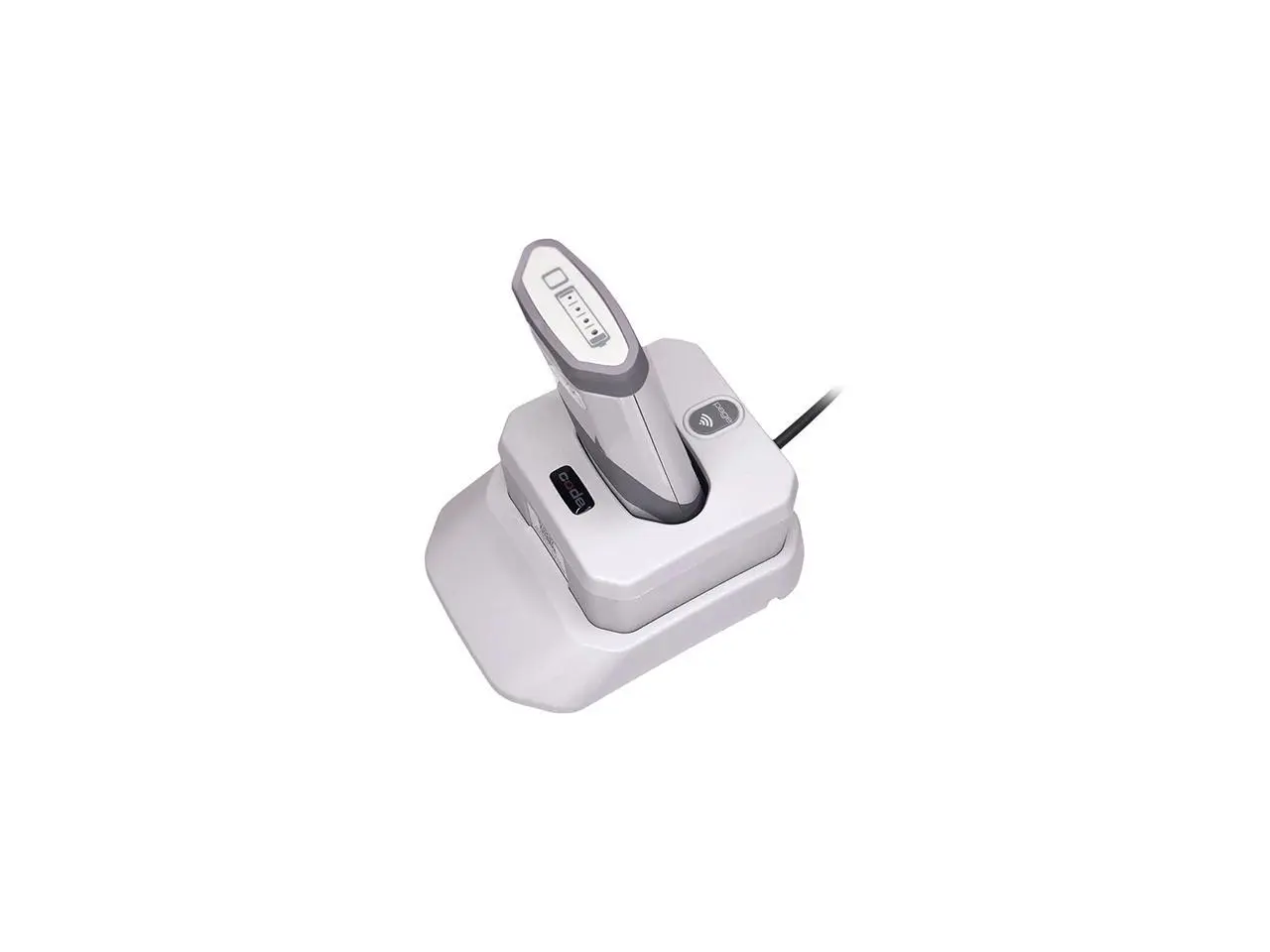 Code CR2701-100-A271-C34-MB6 Reader Kit, CR2700 (Bluetooth, Palm, Light Gray, CodeShield), Battery, BT Inductive Charging Station, 3-ft USB cable, Desktop Base