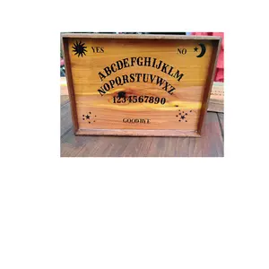 Custom Ouija Board Vanity Tray Solid Cedar & Black Walnut with Epoxy