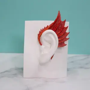 Dragon Ear Cuffs (Set of 2): Lightweight Cosplay Jewelry, Kid-Friendly