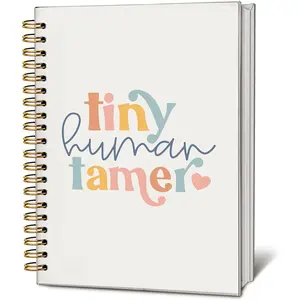 LIANHW Boho Teacher Notebook Journal,Teacher Appreciation Gifts for Women, Teachers Supplies College Ruled Spiral Notebook Journal for Work Notes Journaling,  Human Tamer 5.5x8.3 Inch