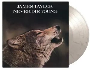 James Taylor - Never Die Young - Limited 180-Gram White & Black Marble Colored Vinyl  [VINYL RECORD - LP] Black, Colored Vinyl, Ltd Ed, 180 Gram, White, Holland - Import