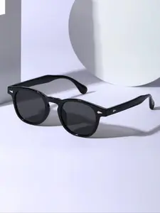 Unisex Vintage Square Frame Glasses, Trendy Casual Glasses for Everyday Use, Fashion Accessories for Outdoor Activities