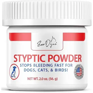 Styptic Powder for Dogs, Cats and Birds (2 oz, 1-Pack) | Fast-Acting Blood Stop Powder for Pets, Quick Stop Bleeding for Dog Nail Clipping, Grooming, Cuts and More