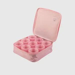 Volumizing Soft-Grip Rollers - Long Set of 18 Heatless Rollers - Damage-Free Soft Curls, Beach Waves & Volume