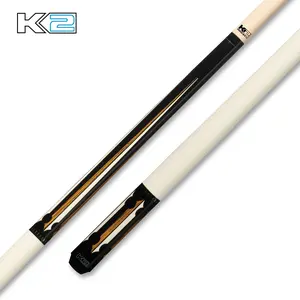 Koda KL130 Gloss Finish Wrapless Billiards Cue - Multi-Size, Quick Release, Low Deflection Maple Shaft, Split Floating Bocote, Ivory Point Design, True Path Accuracy