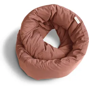 Infinity Pillow -  Travel Soft  Scarf Support Sleep (Terracotta)