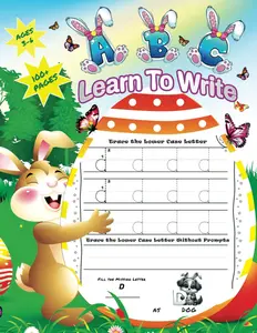 ABC Learn to Write - Handwriting Practice Workbook for Pre-K: Alphabet Letter Tracing, Numbers, Sight Words, Mazes, Dot to Dot, Matching, Sentences and More for Kids Ages 3-6