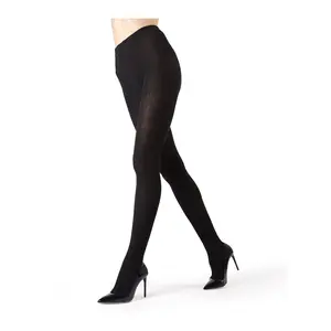 Memoi Boston Ribbed Sweater Tights
