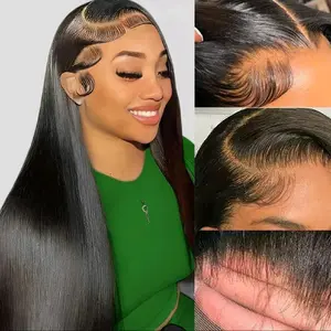 34 inch Pre Plucked GlueLess Wig