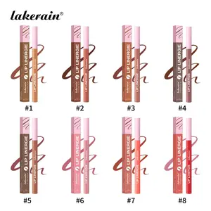 Lakerain Lip Linergie Waterproof Smudge-Proof Formula, Precision Felt Tip for Defined Lines Easy Fill, Multiple Shades for Versatile Looks, Ideal for Everyday Wear Long-Lasting Lip Definition, Lip Product, Lipliner, Lip Liner Pen, Lip Liner Singles