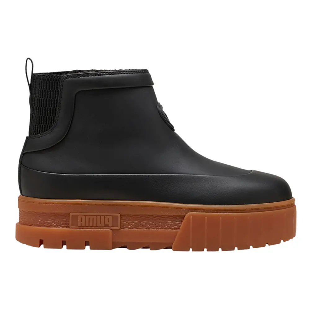 PUMA Womens Mayze Wellis Chelsea Casual Boots Ankle - Black
