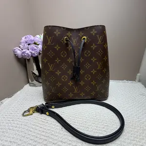 Pre-owned Louis Vuitton NeoNoé MM Monogram Bucket Bag – Chip Version – 25x26cm ximu