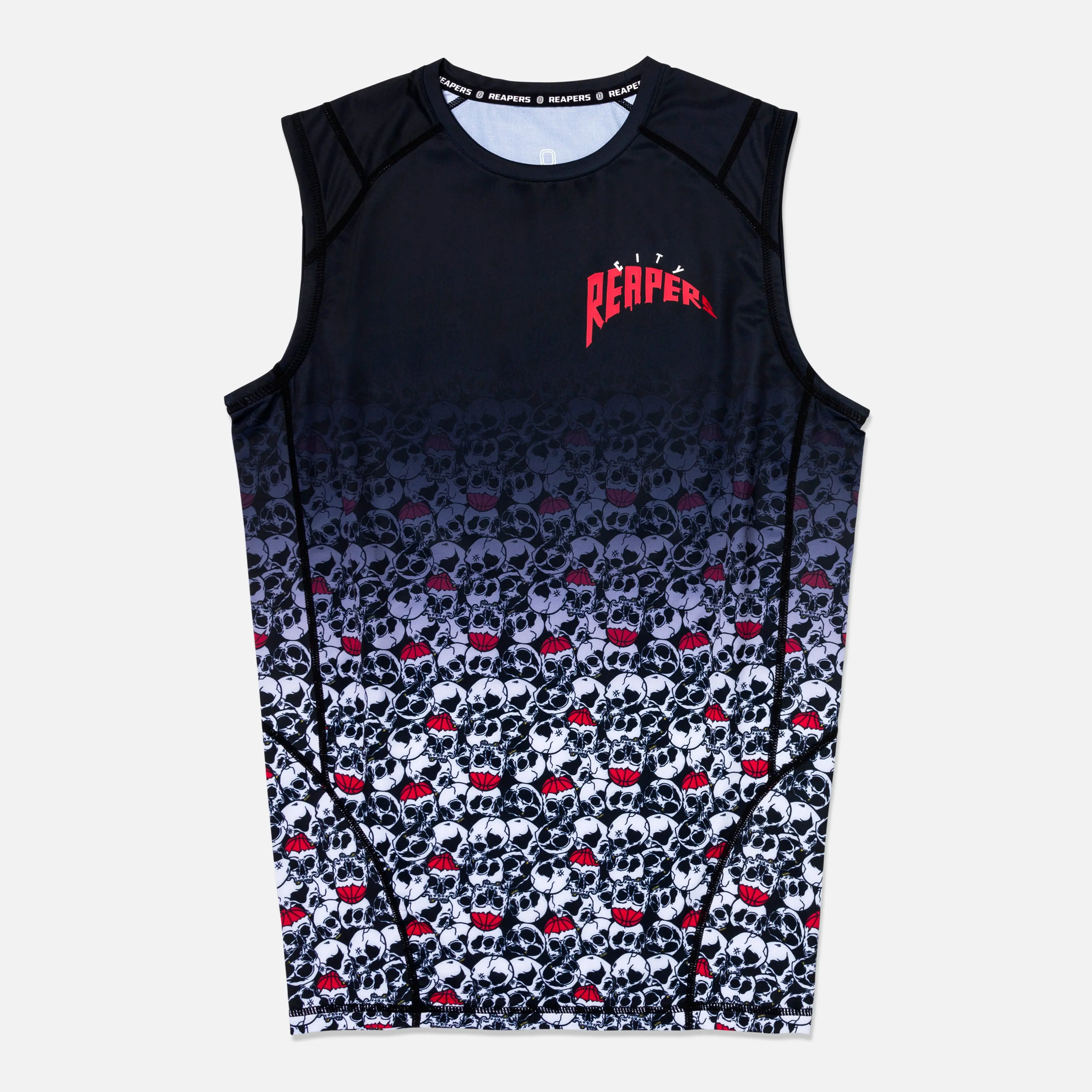 City Reapers Valid Sleeveless Compression Tee Stretch Polyester City Reapers Valid Sleeveless Compression Tee Stretch Polyester