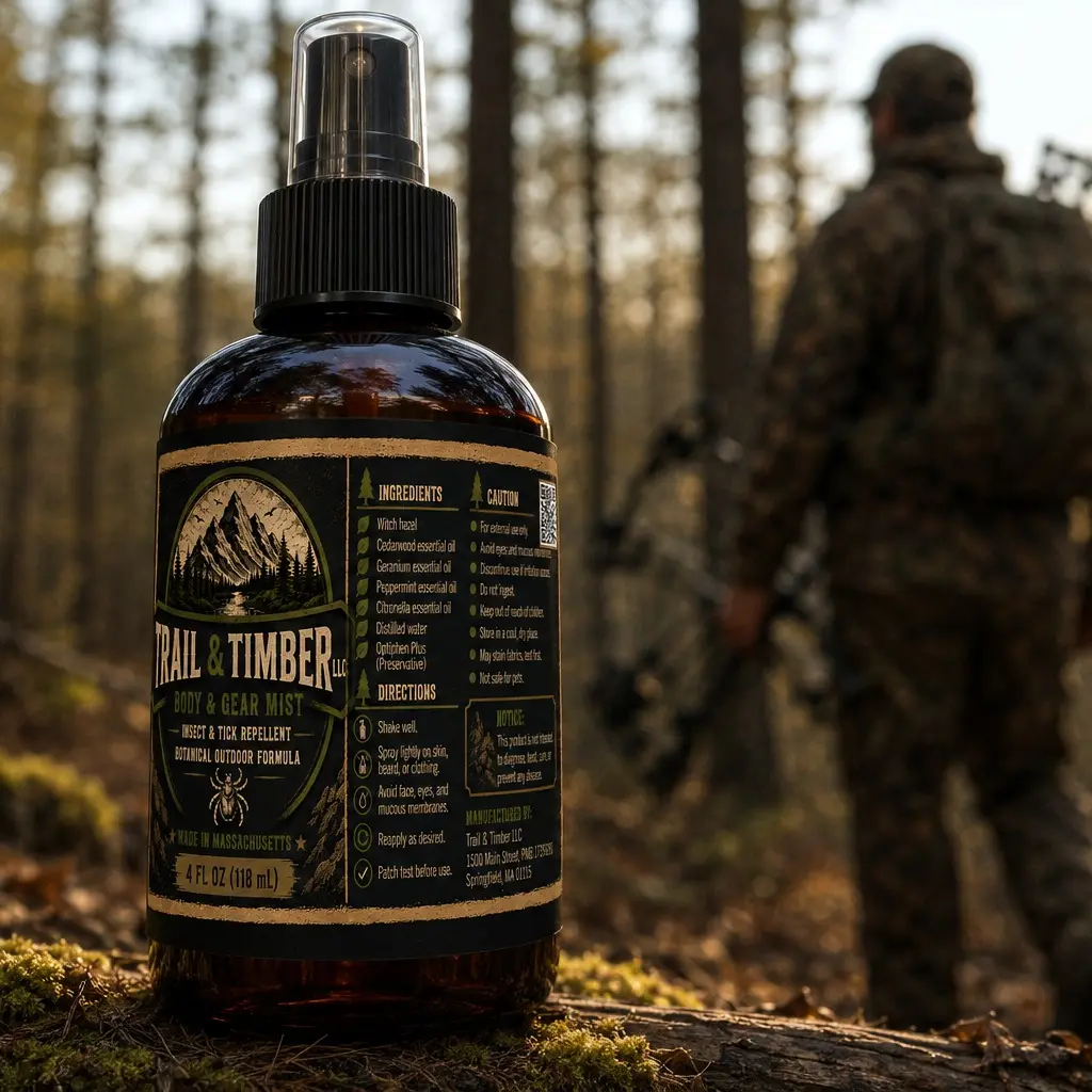 Trail & Timber LLC Tick-Insect Repellent - Personal Care Outdoor Insect Protection Spray
