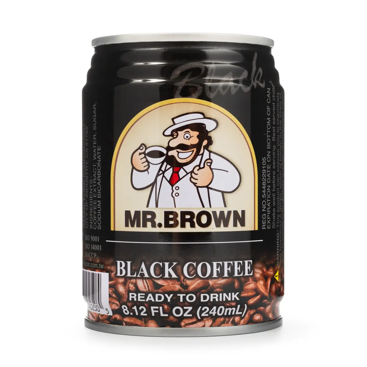 Mr. Brown Instant Black Coffee Drink, 240 ml Beverage, Instant Coffee Mr. Brown Instant Black Coffee Drink, 240 ml Beverage, Instant Coffee