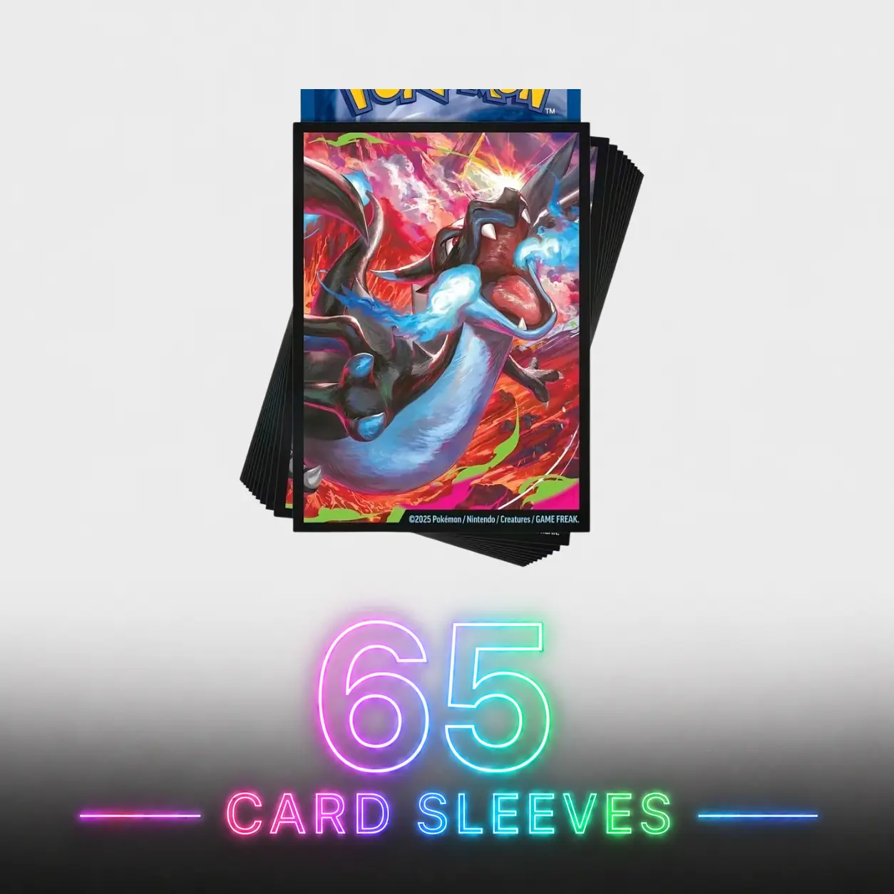 Mega Charizard X Ex UPC *65 Card Sleeves*
