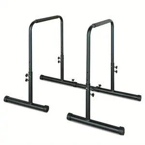 2024 Power Tower Dip Station Pull Up Bar Stand Adjustable Height Heavy Duty Multi-Function Fitness Training Equipment