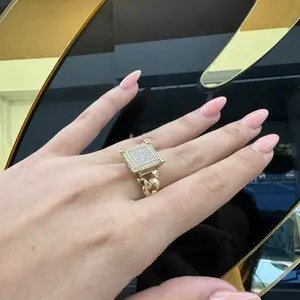 Princess rings gold 14k