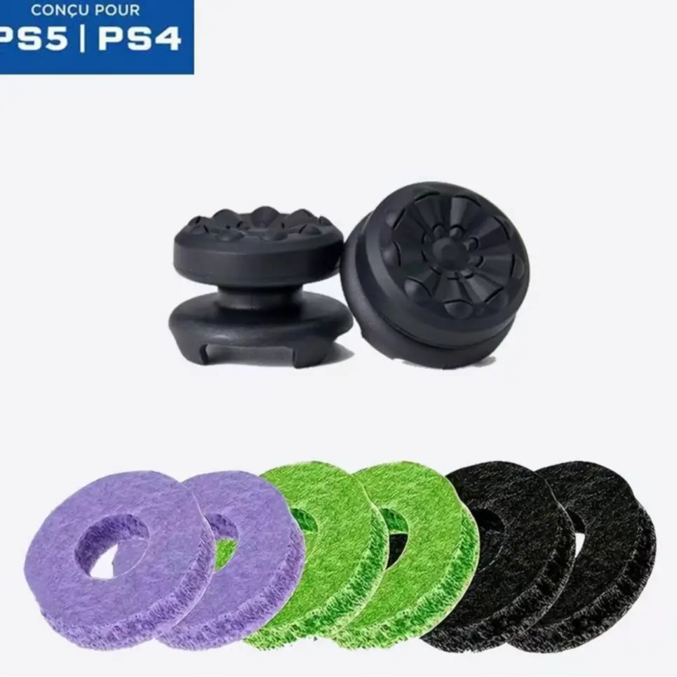 New Silicone Aim Assist Gamepad Rings Set, 8pcs, Precision Control, Enhanced Grip, Thumbstick Performance Booster, Thumbstick Grips, Ps4/ps5 & Switch Pro Console Game Accessories