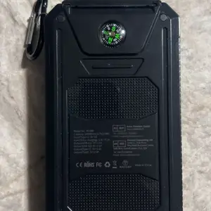 Product Review of 10000mAh Portable Solar Power Bank, Dual USB Output Port Waterproof Power Bank with LED Light, Solar Phone Charger Compatible with iPhone & Android #TOP PICKS from M** **