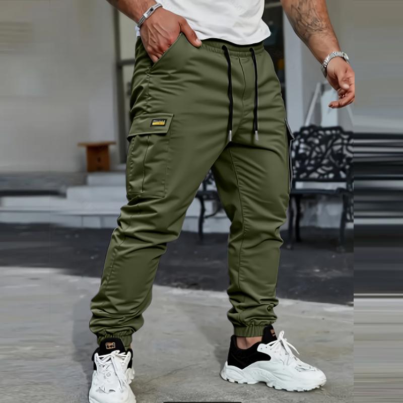 Men's 4 Pack Cargo Jogger Pants Stylish Retro Casual Four Season Style Versatile Workwear for Everyday Wear