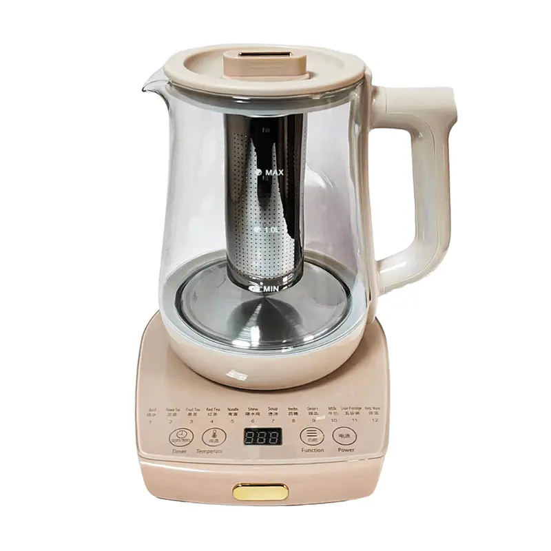 Lexiang 1.8L Multi-Functional Health Pot Tea Maker with Tea Infuser and Steamer