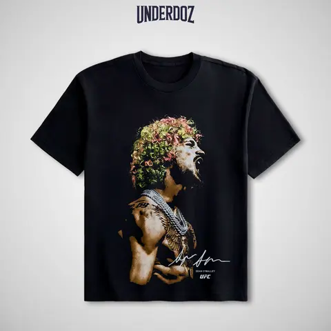Men's Sean O'Malley Vintage UFC Cotton Graphic Tee - 100% Cotton, Short-Sleeve, Round Neck, Fitted Cut, Ideal for UFC Fans, Casual Menswear Tops, Gift for Him