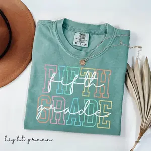 Comfort Colors Fifth Grade Teacher Shirt, 5th Grade Teacher Shirt, 5th Grade T-Shirt, Fifth Grade TShirt, Elementary School, Teaching Tee