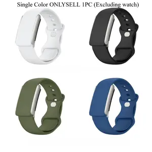 Unisex Solid Color Silicone Sports and Casual Strap, Compatible with Version 5.0 Standard / ECG Model, Suitable for Whoop 5.0 Smart Bracelet, Watch Accessories, Wearable Bracelet, Watch Straps