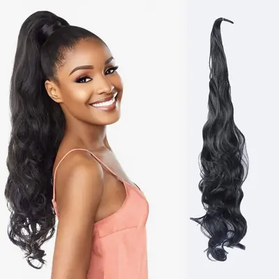 Low Ponytail with Crochet Hair TikTok Shop - Main Image
