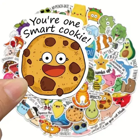 100pcs Fun Incentive Reward Stickers, Cute Animals Cartoon Pattern Decals, Illustration Stickers, School Teacher Supplies, Sticker Gift Set, Scrapbooking Accessories, Scrapbooking Funny Stickers
