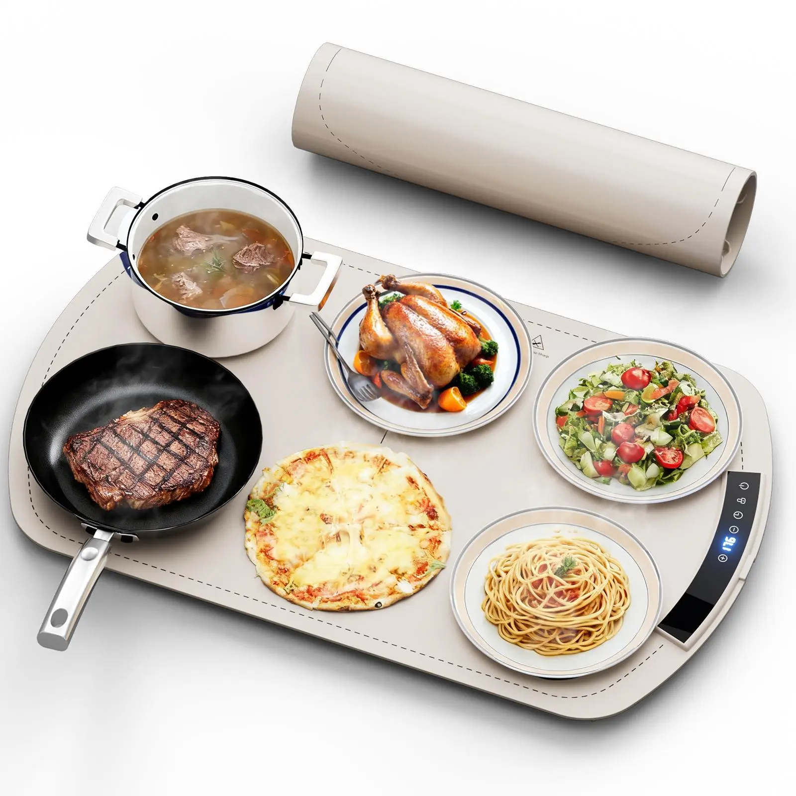 White（7-Temp Settings + 5H Timer）