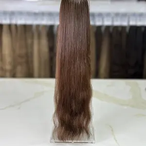 K-tip Slavic hair, colored, wavy 22 inch, 109gr, 207str