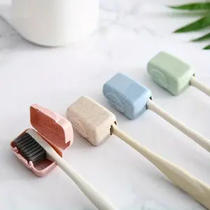 4/8-Pack Portable Lightweight Toothbrush Head Protectors, Straw Toothbrush Head Protectors, Dustproof Toothbrush Head Protectors, Essential for Travel, Hiking, and Camping, Cover