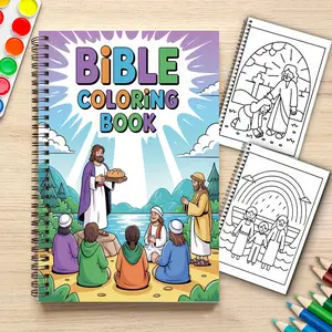 1pc Bible Devotional Coloring Book Positive Quotes for Self Improvement & Self Focus 30 Unique Designs Perfect for Gifting on Birthdays, Christmas & Thanksgiving