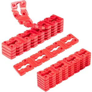 Outlet Spacers for Electrical Box, 48 count Spacers for Box Extender Kit, Plastic Wall Plate Spacer, Tile Backsplash Shims for Loose Outlet/ Repair (Stackable)