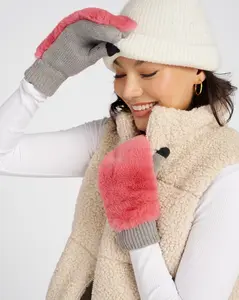 Faux Fur Mitten