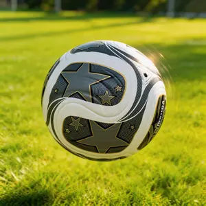 A Size 5 PU Material Soccer Ball, Featuring Seamless Heat-bonded Construction, High Elasticity, Wear Resistance, and Foot-friendly Properties. Suitable for Adult Athletes' Daily Training and Matches. Can Be Used on Multiple Surfaces Such as Outdoor